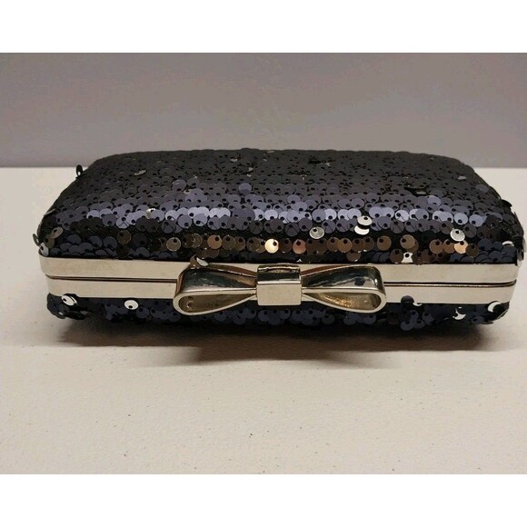 Vintage Clutch Evening Bag Sequin Handbag Special Occasion Prom Wedding Party - Picture 3 of 11